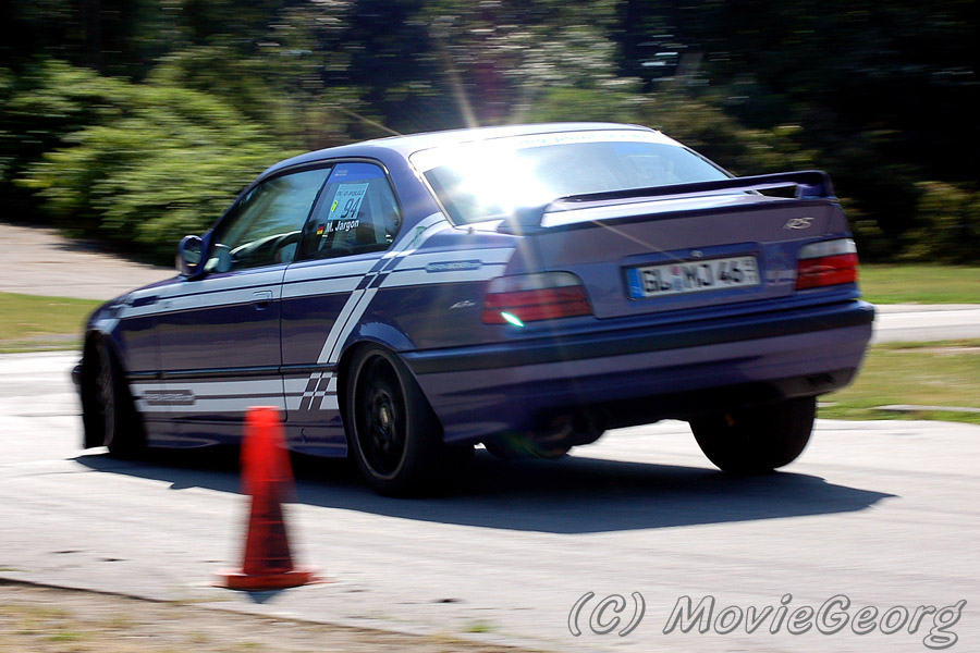 Martin mit seinem *feschen* BMW